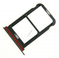 Huawei Sim card Holder - Sim - Sd Tray For Huawei P20 Pro Black